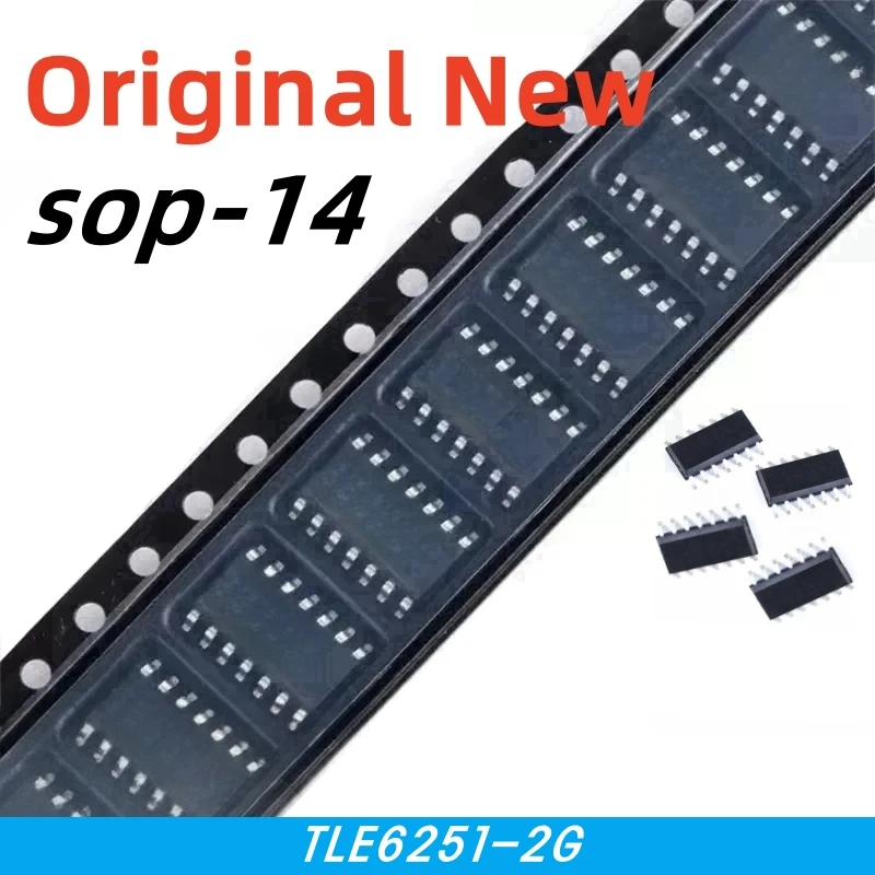 

10PCS 100% New TLE6251-2G TLE6251 2G sop-14 Chipset