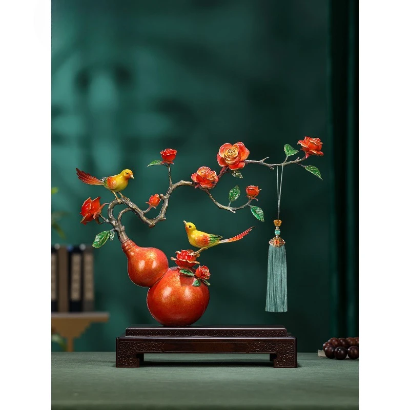 Brass Fulu long-term gourd ornament home living room office