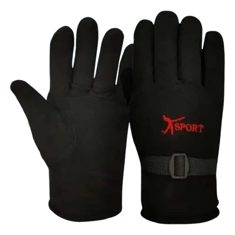 Men's Gloves Winter Warm with Screen Touching Outdoor Cycling Gloves Waterproof cold-proof Gloves for Motorcycle Bicycle Ski