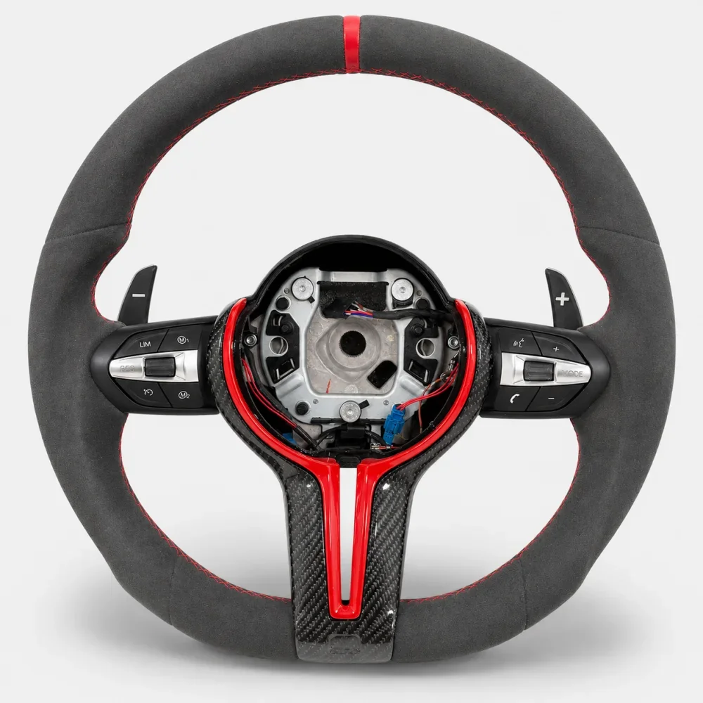 

For BMW M Sport Flat Bottom Suede Steering Wheel Upgrade F31 F01 F06 F10 F11 F12 F20 F21 F22 F25 F26 F30 F32 F34 F80 F82 F90