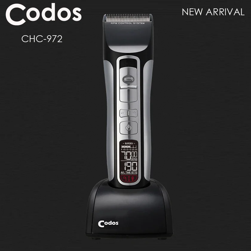 Codos CHC972 Super Professional Rechargeable Hair Clipper For Barber Salon 2600mA Hair Trimmer Ceramic Cutter Cutting Machine