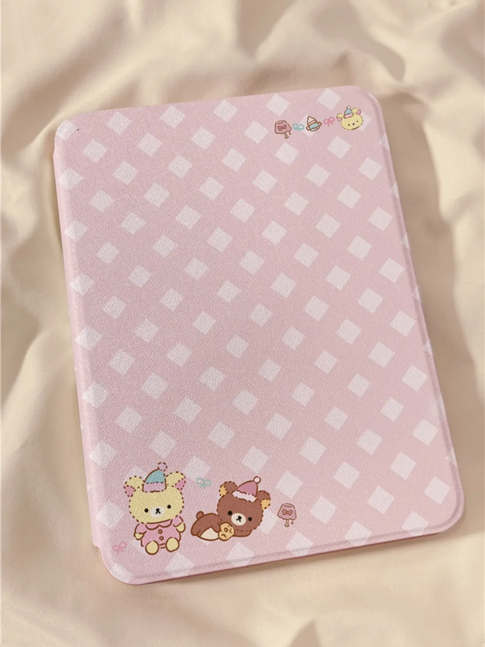 Urocze etui ochronne na tablet Apple iPad 10 z motywem Rilakkuma, akrylowe etui na tablet Air6, pokrowiec ochronny na iPad 11, odporne na upadki etui na iPad Pro