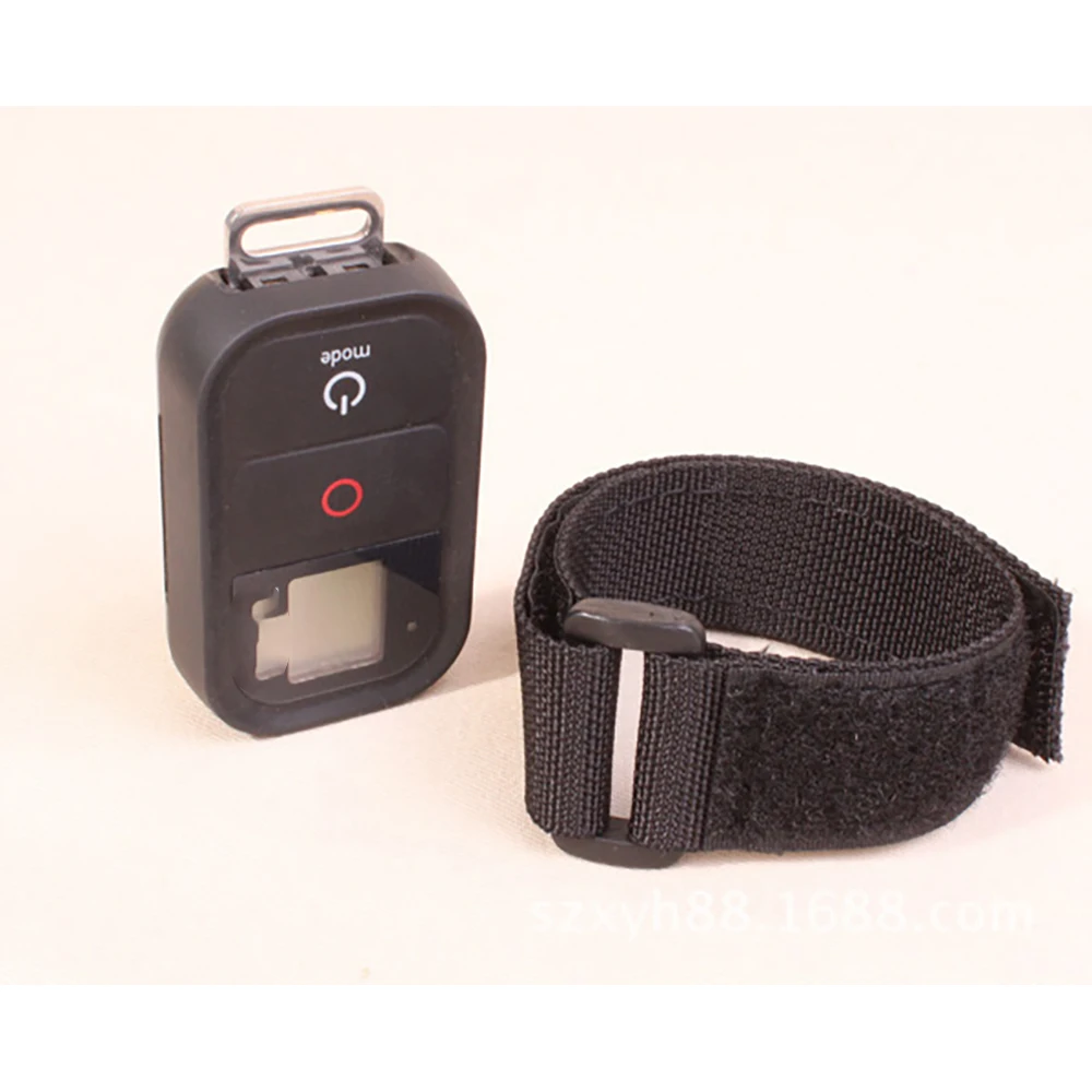 สายรัดข้อมือไนลอน PU95สำหรับ Wi-Fi รีโมทคอนโทรลของ GoPro HERO สำหรับ SJ4000ยาว25ซม. สีดำ