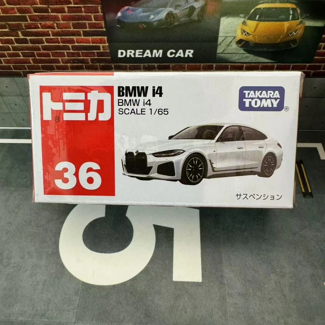 

Takara Tomy Tomica No.36 BMW i4, литье статического сплава, автомобиль, литой под давлением металлический режим, коллекция дисплеев, игрушка для мальчика, подарок 188629