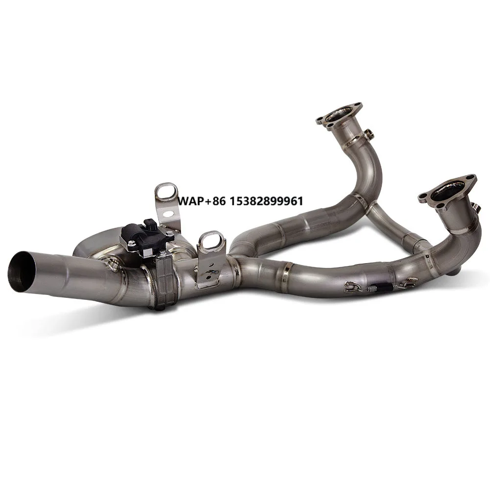 For R1300R R1300RS R1300GS Motorcycle Exhaust Modify Front Link Pipe Titanium Escape Header Tube Compatible Original Muffler