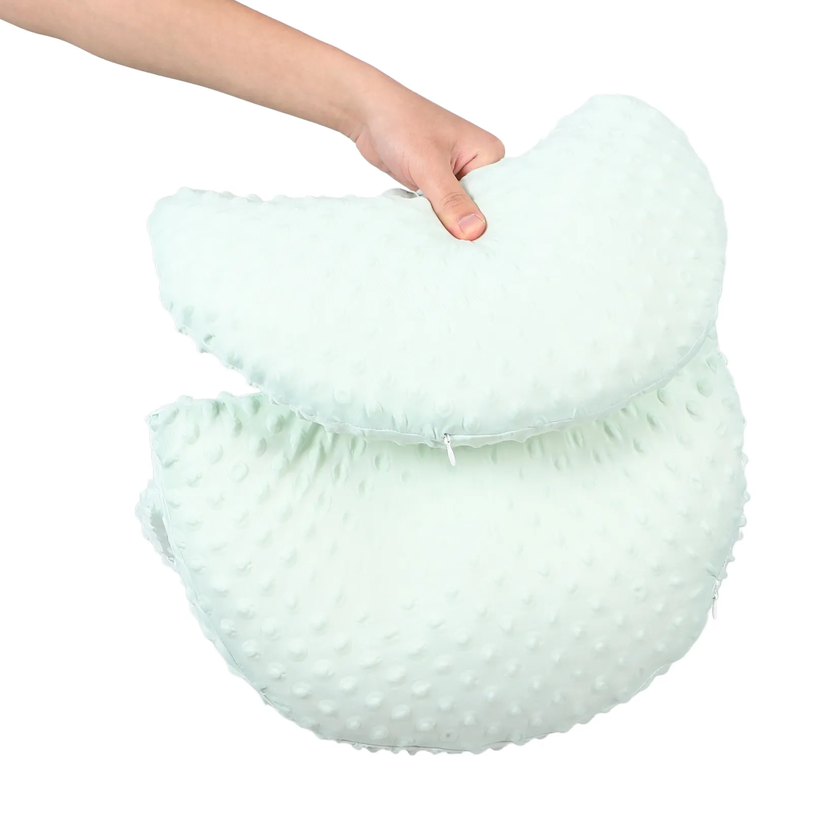 

Комплект из 1 дышащей подушки для беременных с мягкой поддержкой поясницы, для использования во время беременности и грудного вскармливания, комфортное решение для ночного отдыха