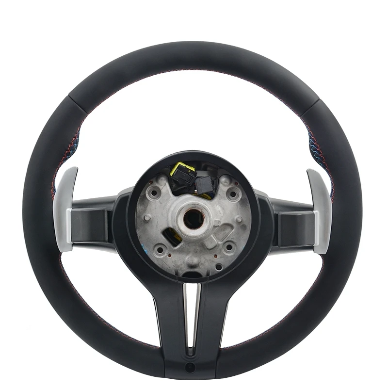 For BMW F30 F31 F34 F10 F11 F07 F20 F21 F22 F23 F32 F06 F12 F01 F02 1 3 5 7 Series Leather Steering Wheel Racing Wheel