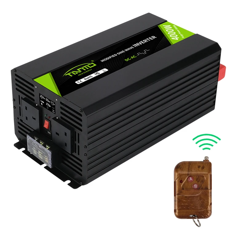 

Tianmo Power Inverter 4000W Wireless Type Pure Sine Wave Inverter With Remote Control For RV Home Truck