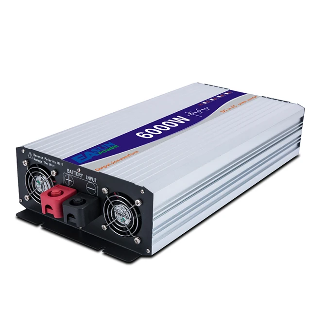 Pure Sine Wave 6000W Power Inverter 12V/ 24V/ 48V To 220V Converter Transformer Axpert Inverter