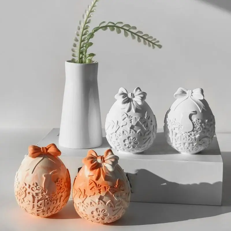 R3MC 3D Rabbit Eggs Silicone Accessory Mold ที่เหมาะสำหรับงานฝีมืออีสเตอร์