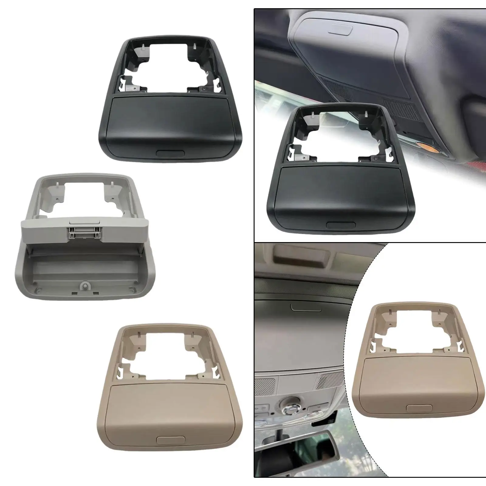 حامل نظارات شمسية لوحدة التحكم العلوية، قفل بإبزيم وقائي 56D868837A قوي #1