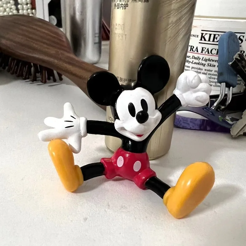 NEW  Mickey Minnie Kawaii Cute Cartoon Miaomiaowu Desktop Figure Ornament Doll Living Room Room Decoration Toy Gift Wholesale