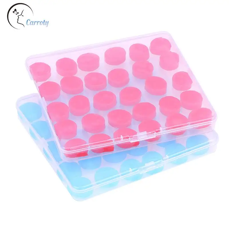 30PCS Silicone Ear Plugs Noise Reduction Sleep Anti Canceling Sound Insulation Earplug Protection Sleeping Reusable Ear Plugs