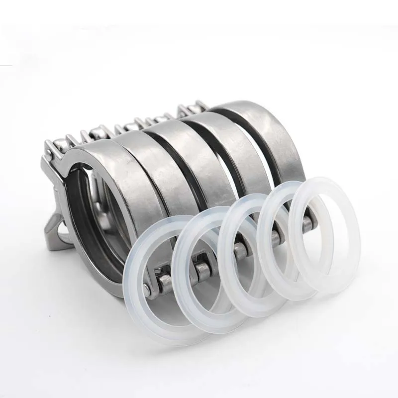 

Фитинги для санитарных труб Tri Clamp Clover 0,5 дюйма 1,5 дюйма 2 дюйма 3 дюйма 4 дюйма из нержавеющей стали 304 50,5 мм25,4 мм34 мм 64 мм7,5 мм91 мм с силиконовой прокладкой