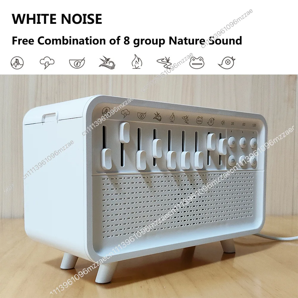 White Noise Sleep Instrument, Help Sleep and Calm The Nerves, Improve Sleep Instrument Artifact, Aromatherapy Humidifier, Help