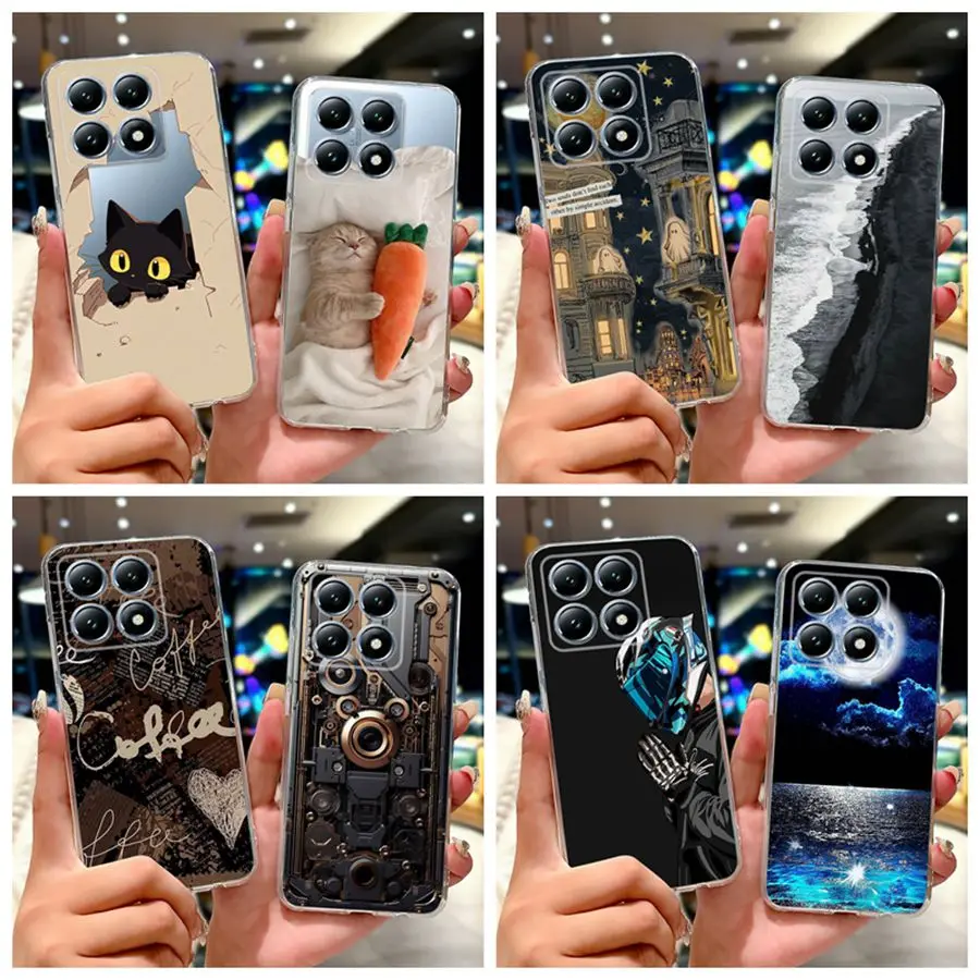 For Honor X5b X 5B+ 2024 Case New Fashion Painted Soft Silicon Shockproof Bumper For HonorX5b x 5 Plus TPU  Phone Case