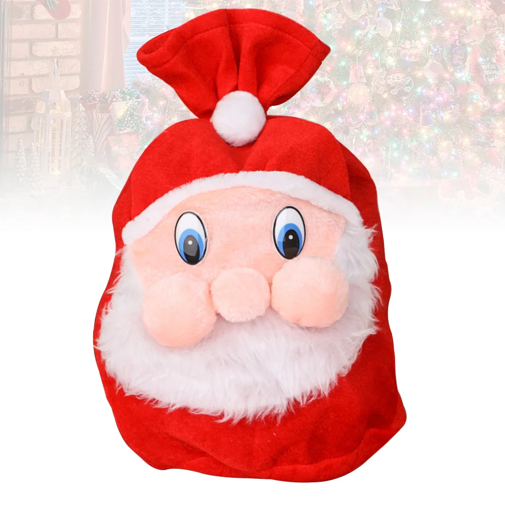 

Large Candy Gift Bag Christmas Backpack High-Grade Pleuche 50x37cm Christmas Decoration Gift Bag for Presents and Candy
