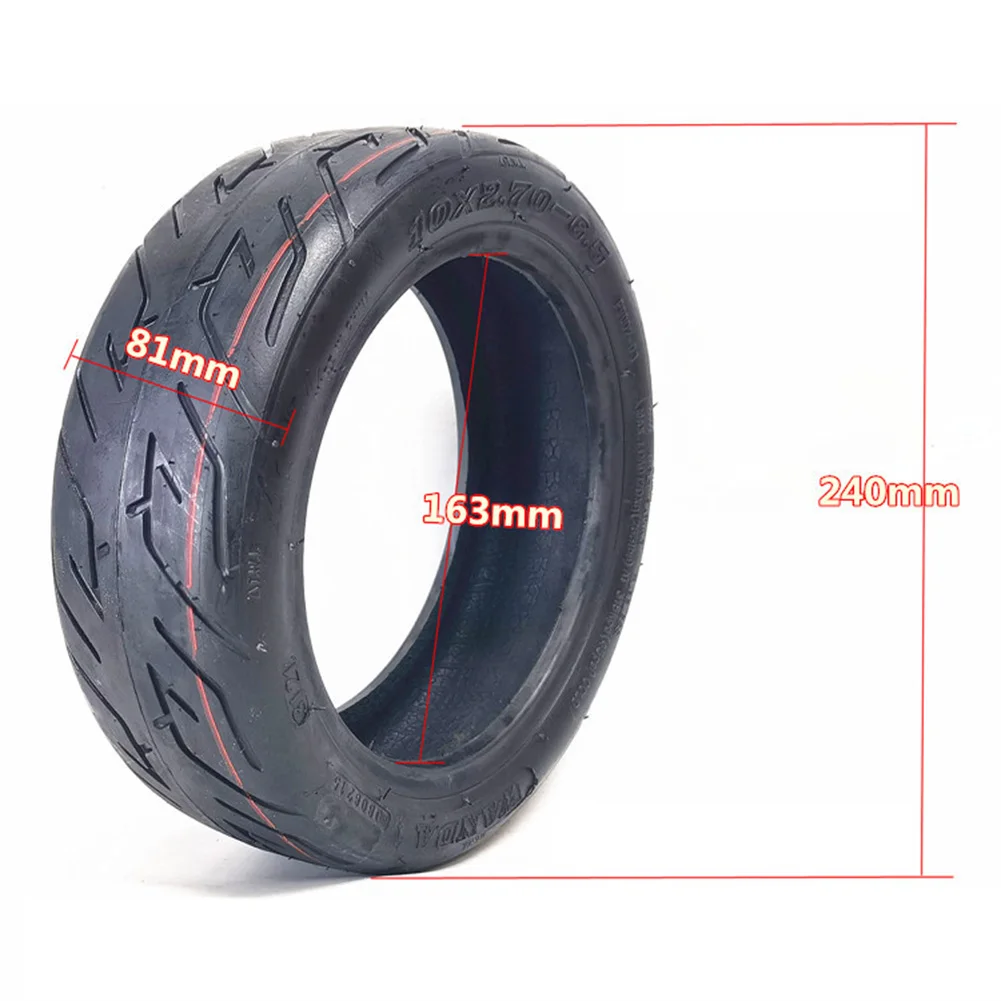 10 Inch Tubeless Tyre for Electric Scooters and Balance Cars Thickened Load Bearing Design for Enhanced Durability