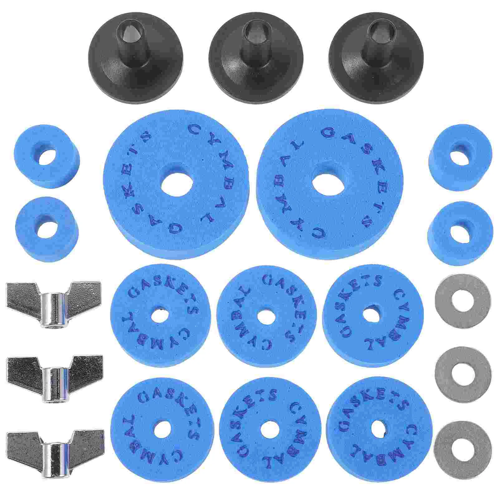 

Drum Pads Cymbal Replacement Accessories Cotton Metal Washer Eva Clutch Tube Nonslip Cymbals Supplies Kit Nut