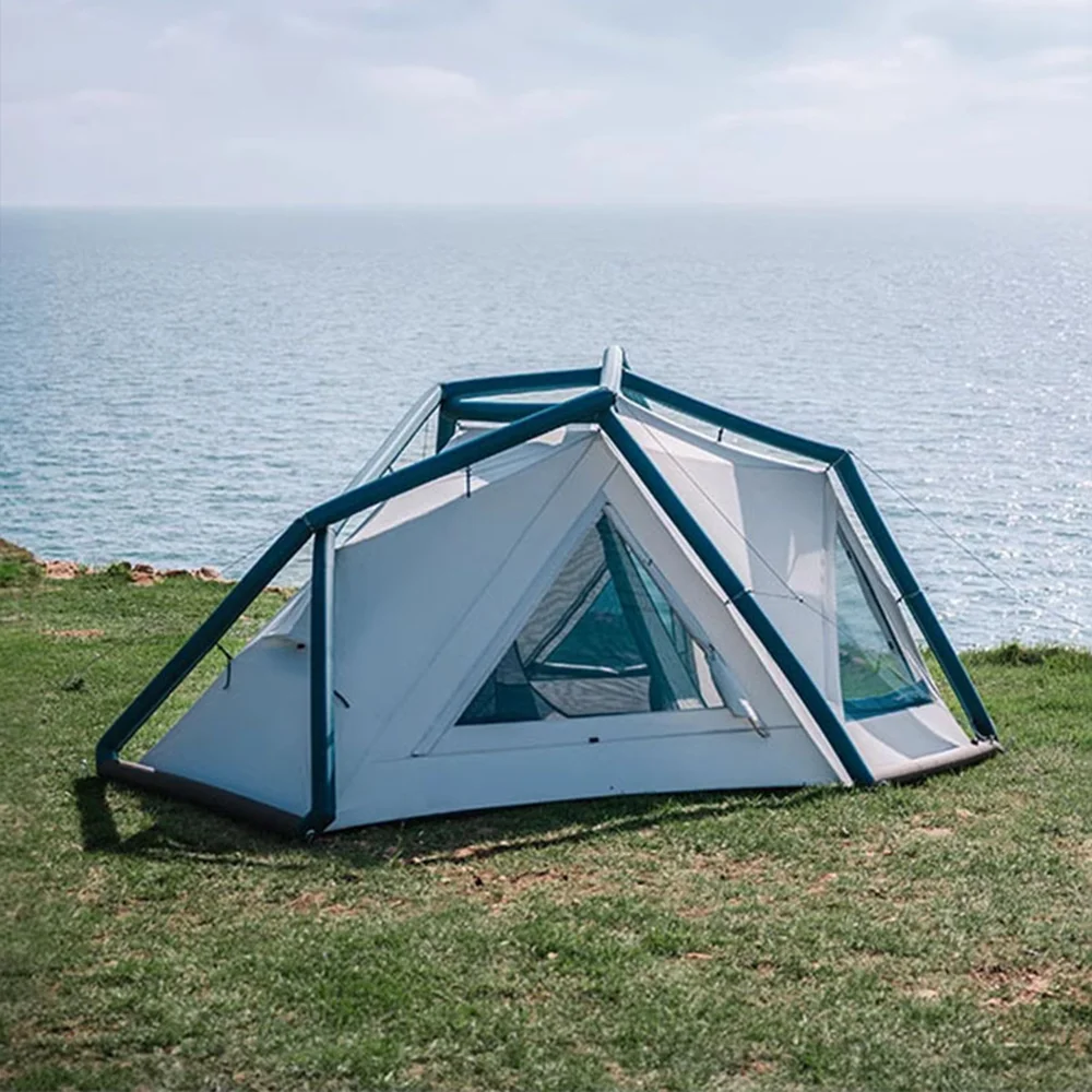 Compact Ultra-Lightweight Swag Air Column Tent Factory Wholesale Outdoor Hiking Camping Tent Double Layer Travel Inflatable Tent