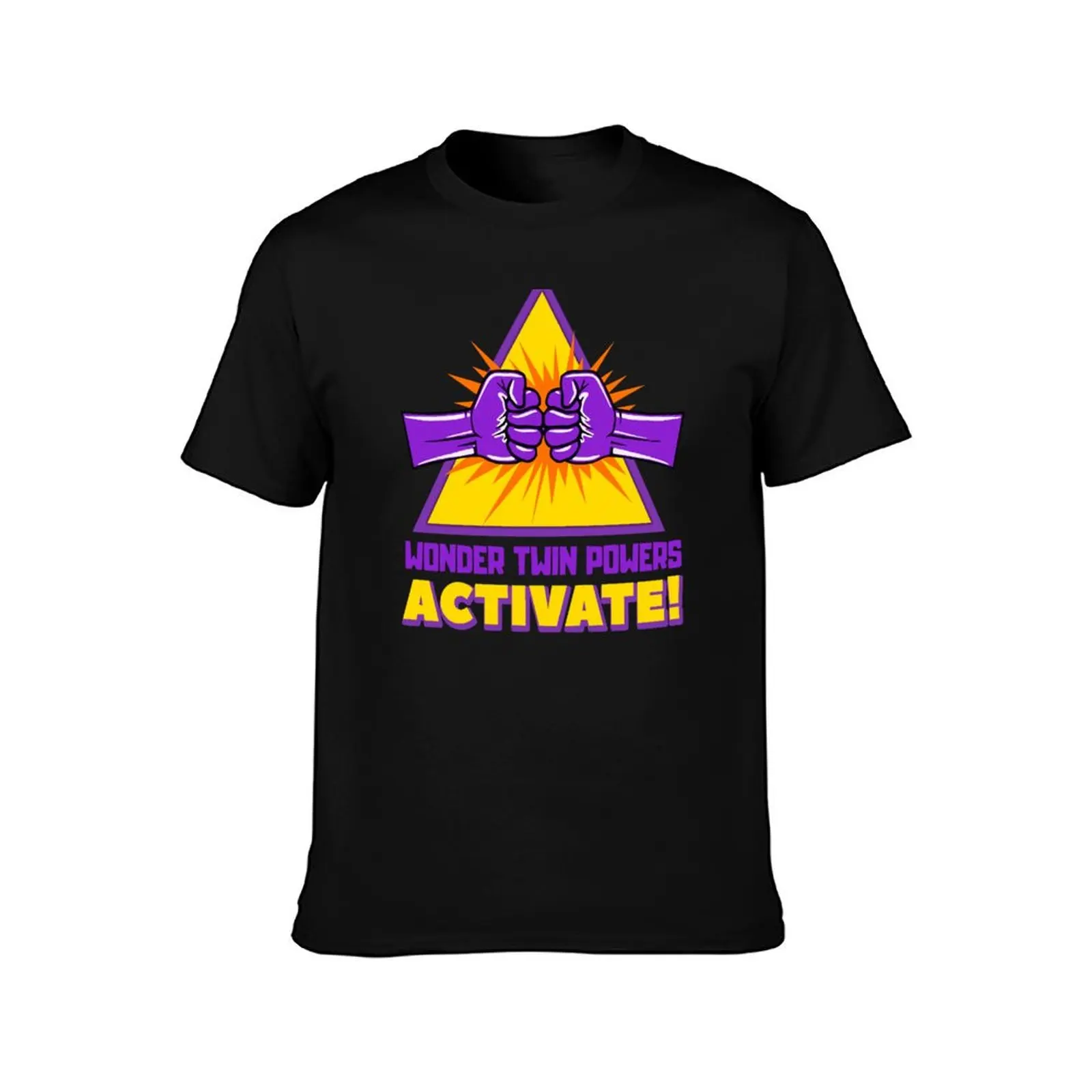 Wonder Twin Powers Activate T-Shirt Trendy Pattern T-Shirt for Men