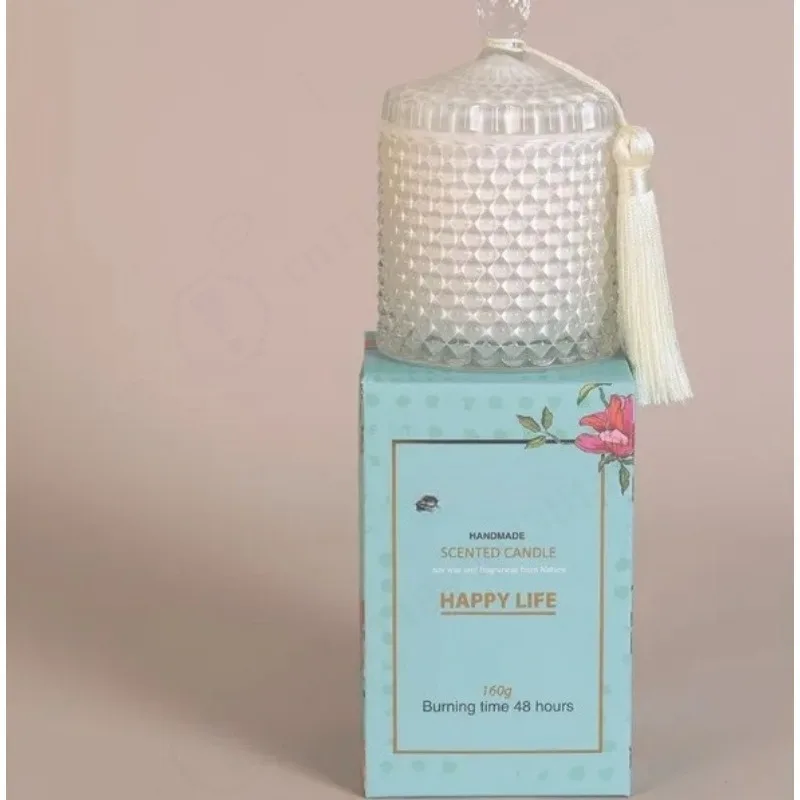 Scented candles gift box, oversized glass ornament, birthday gift, niche premium fragrance, long-lasting fragrance expansion
