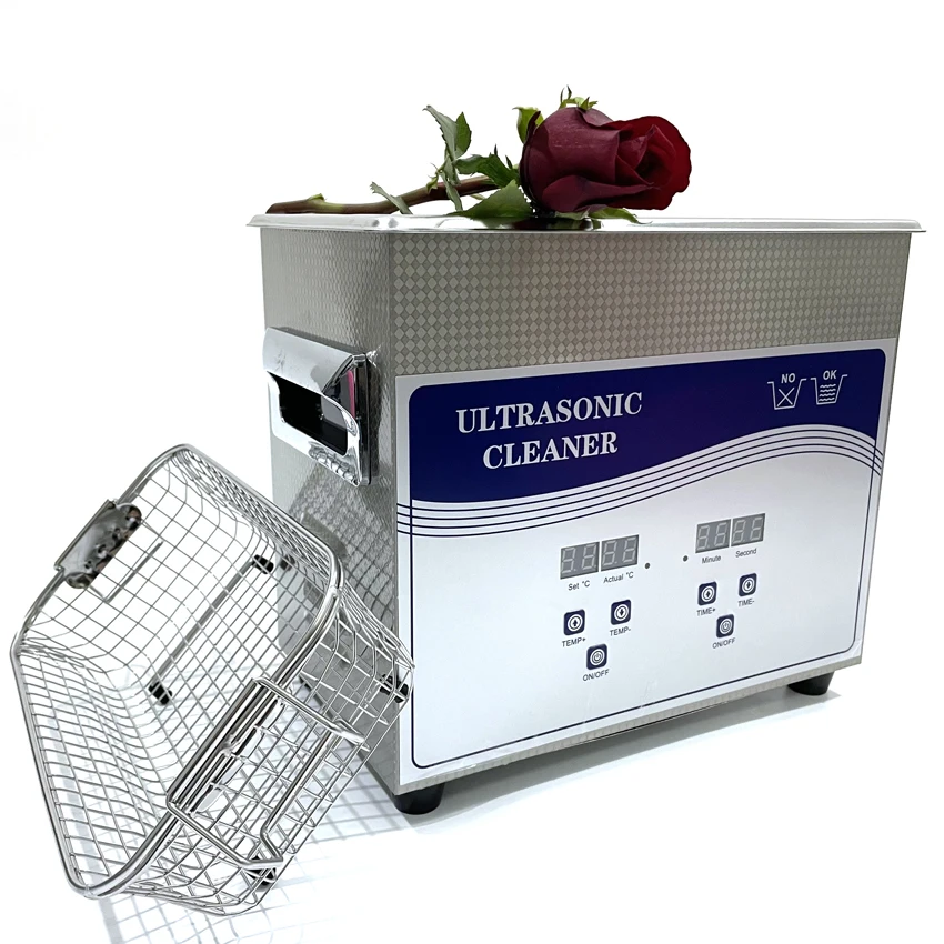 Stainless Steel Bath 15L Ultrasonic Cleaner 360W 40Khz With Heating