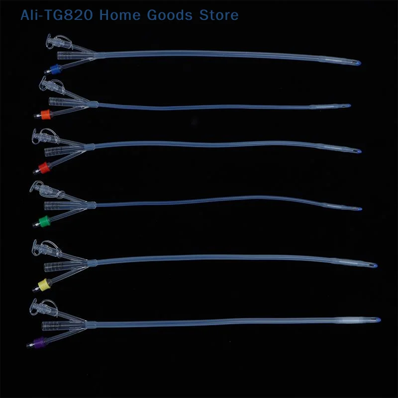 [TG820]1Pcs Disposable  Silicone Foley Catheter Flushing Tube 2 Way 3 Way Urinary Catheter Teaching Consumables