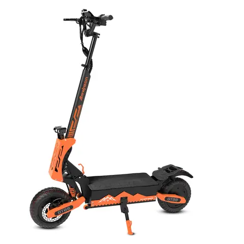 Arwibon 5600W Electric Scooter for Adults Dual Motor 46MPH Top Speed 60V27AH Battery 11-inch Off-Road Tires Sport Folding Design