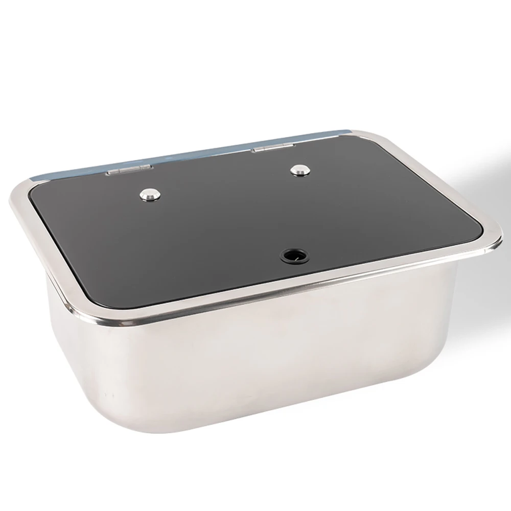 

Оптовая продажа, небольшая одинарная чаша из нержавеющей стали, лодка, морской кемпер, караван, дом на колесах, раковина с крышкой