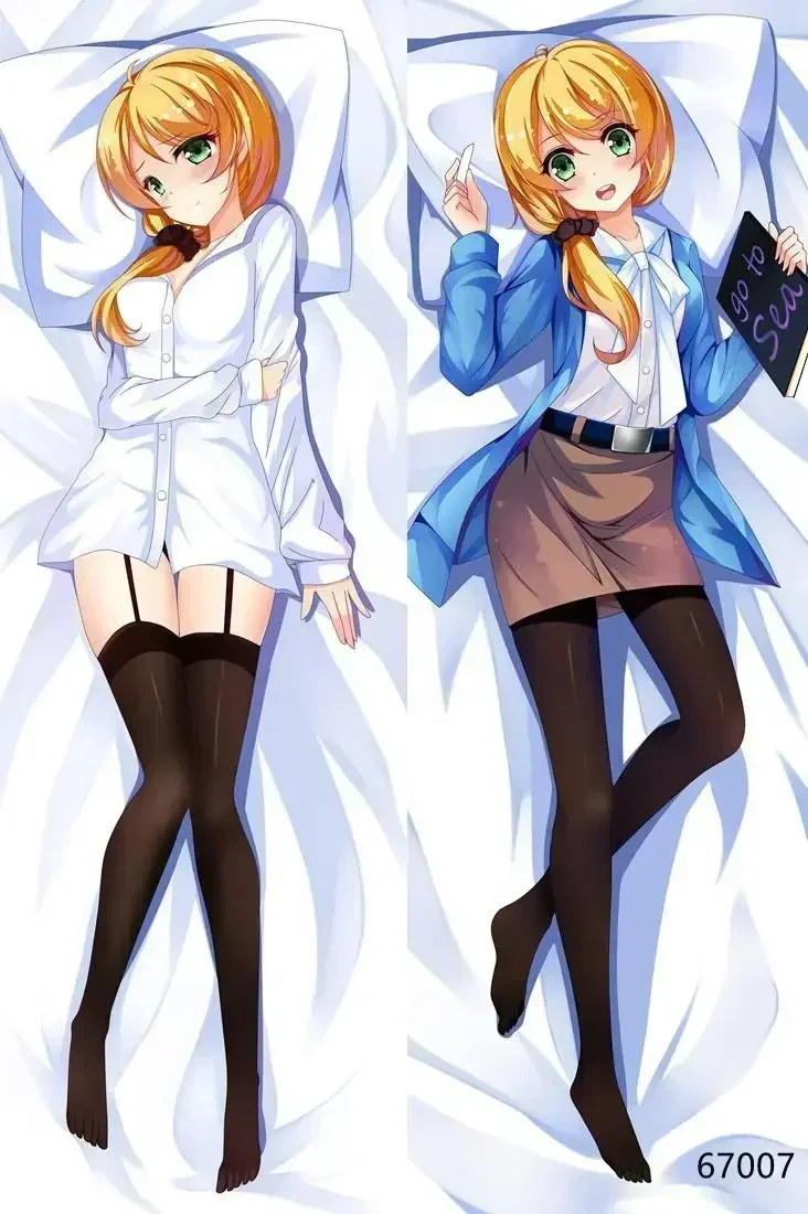 Funda de almohada de cuerpo entero de Dakimakura de motosierra para hombre, funda de almohada de cuerpo de abrazamiento de chica de Anime Sexy, Otaku, Cosplay
