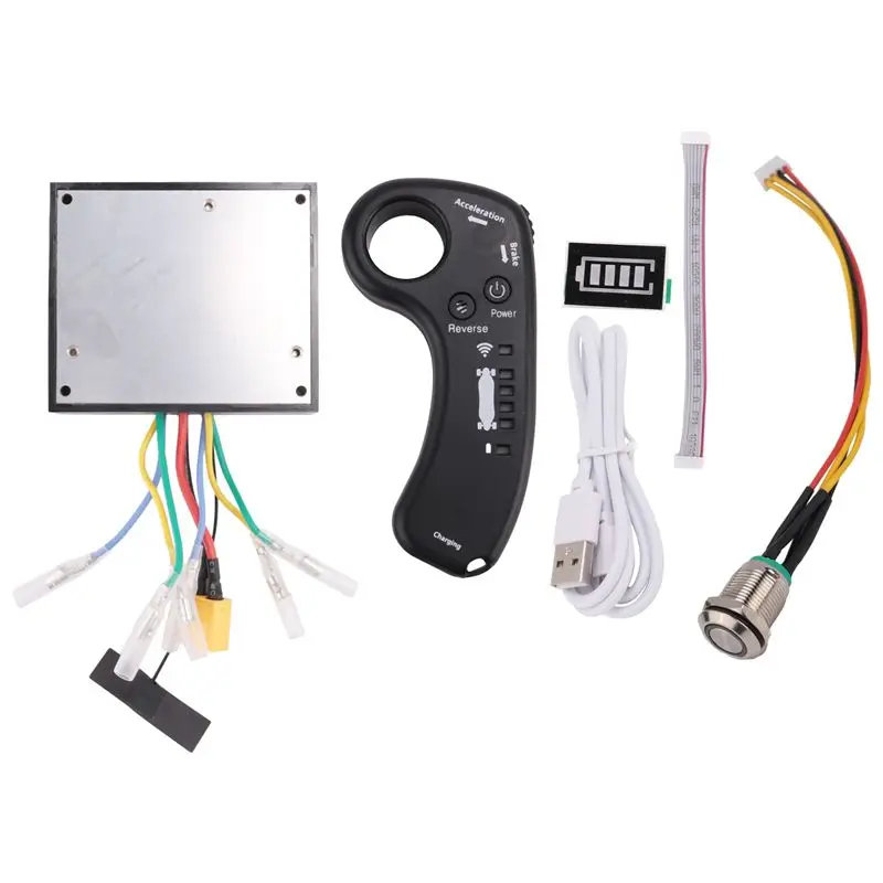 

A89E-36V Brushless Dual Motor Electric Skateboard Controller Set Longboard Drive ESC Substitute Scooter Mainboard Accessories