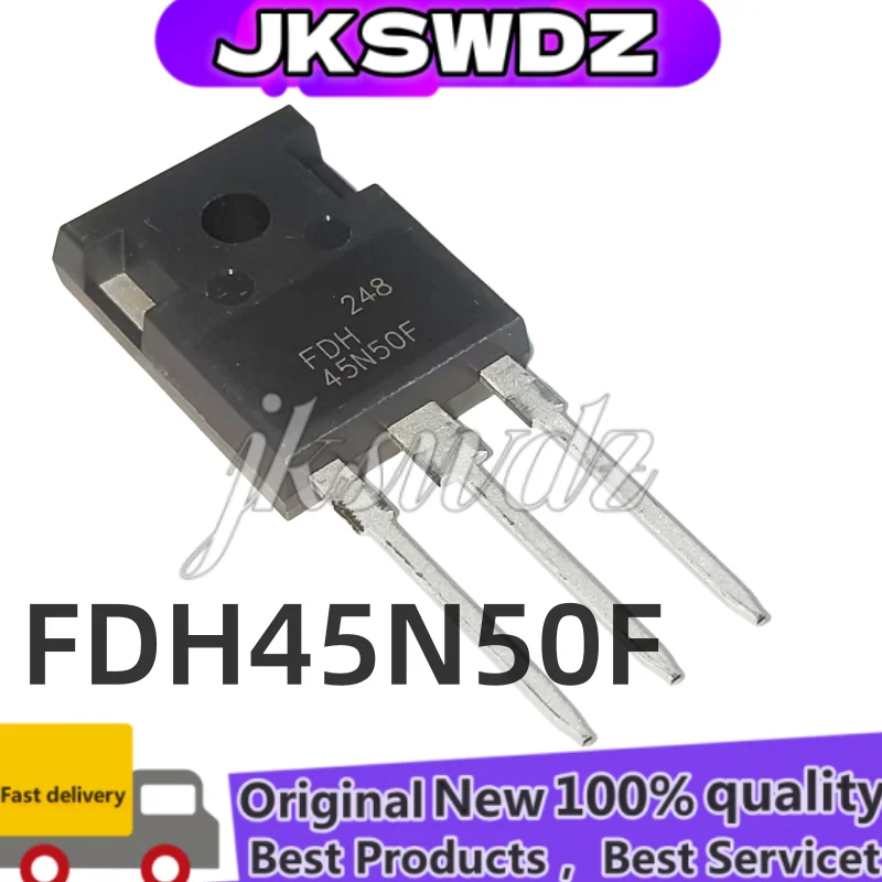 

10PCS/Lot FDH45N50F 45N50F TO-247 45A 500V MOS Imported Original In Stock Fast Shipping Quality guarantee