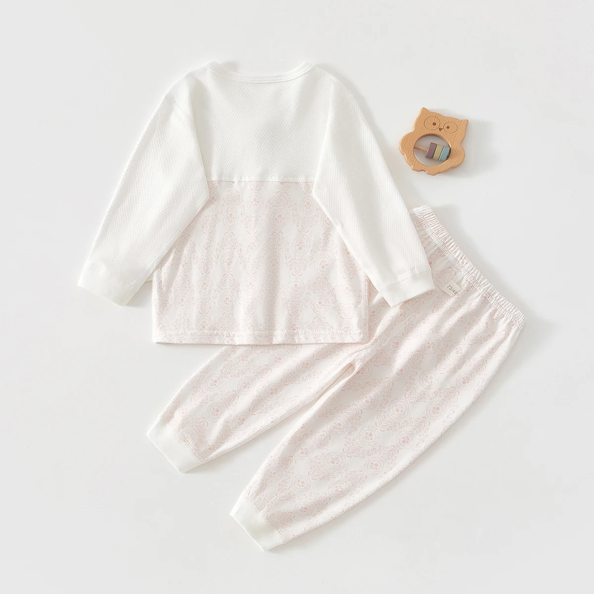Baby Clothes Baby Summer Clothes Thin Split Set Summer Pure Cotton Baby Summer Outfit Air Conditioning Clothing Pajamas Long-Sleeved Summer Girls Newborn Baby Clothes