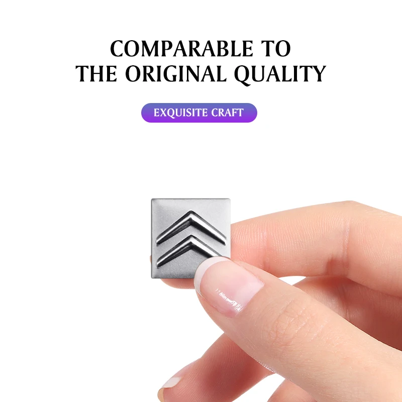 ملصق سيارة من الألومنيوم مفاتيح السيارات الديكور ملصق مائي لسيتروين C4 C3 C5 C1 ثاب ساكسو بيرلينجو جراند بيكاسو الصبار C2