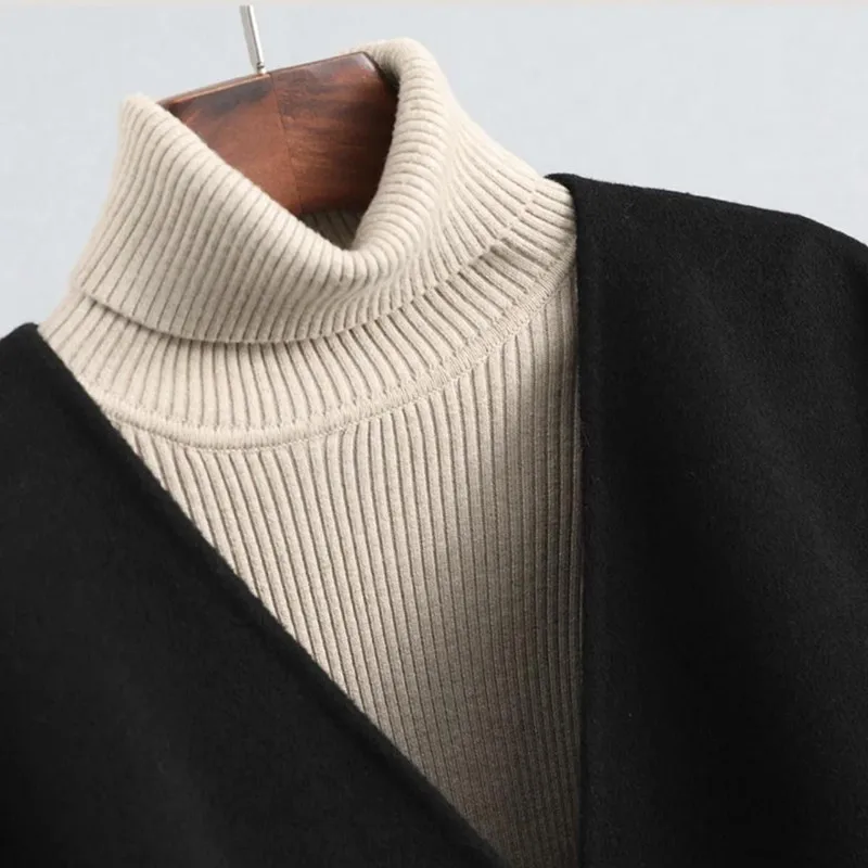 秋のヴィンテージ V ネックコート女性 2026 新ファッション気質ホーンボタンジャケット女性ママトップス上着ルーズオーバーコート B1421