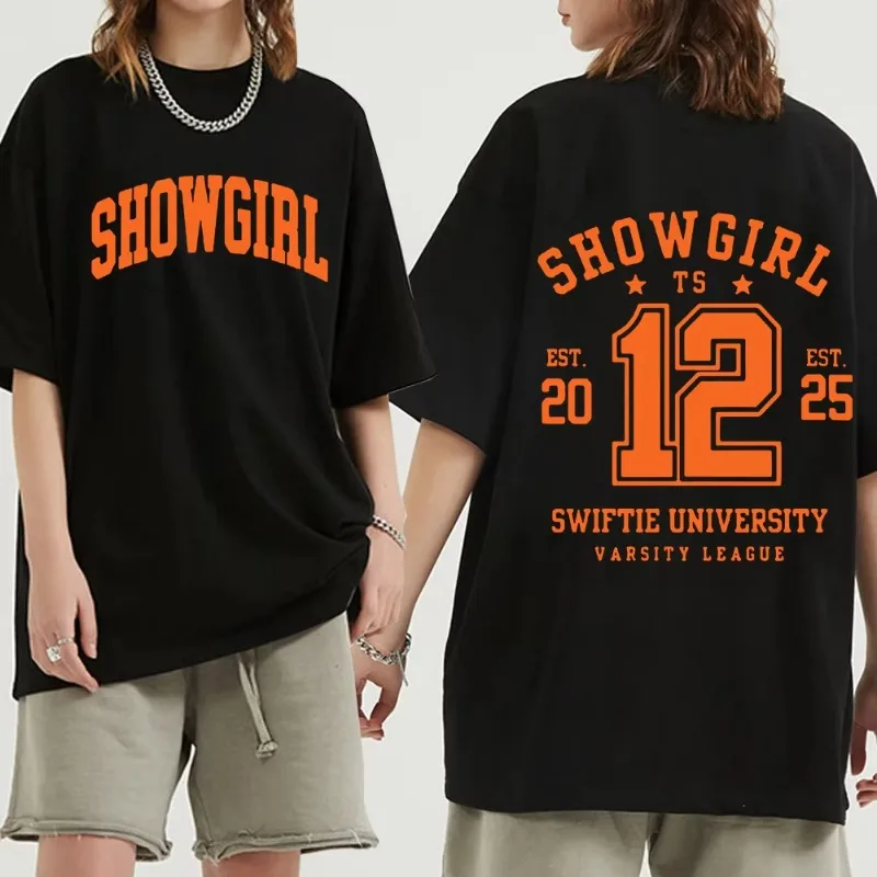 Das Leben eines Showgirl-T-Shirts, neues Album 2025, T-Shirts, TS, Geschenk für Fan-Kleidung, Sommermode, Männer und Frauen, Top, hochwertiges T-Shirt