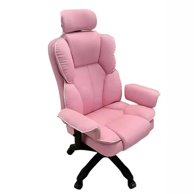 

Luxairy Executive Office Chair Armpad Fancy White Design Comfy Mobile Chair Ergonomic Modern Sillas De Oficina Office Furniture