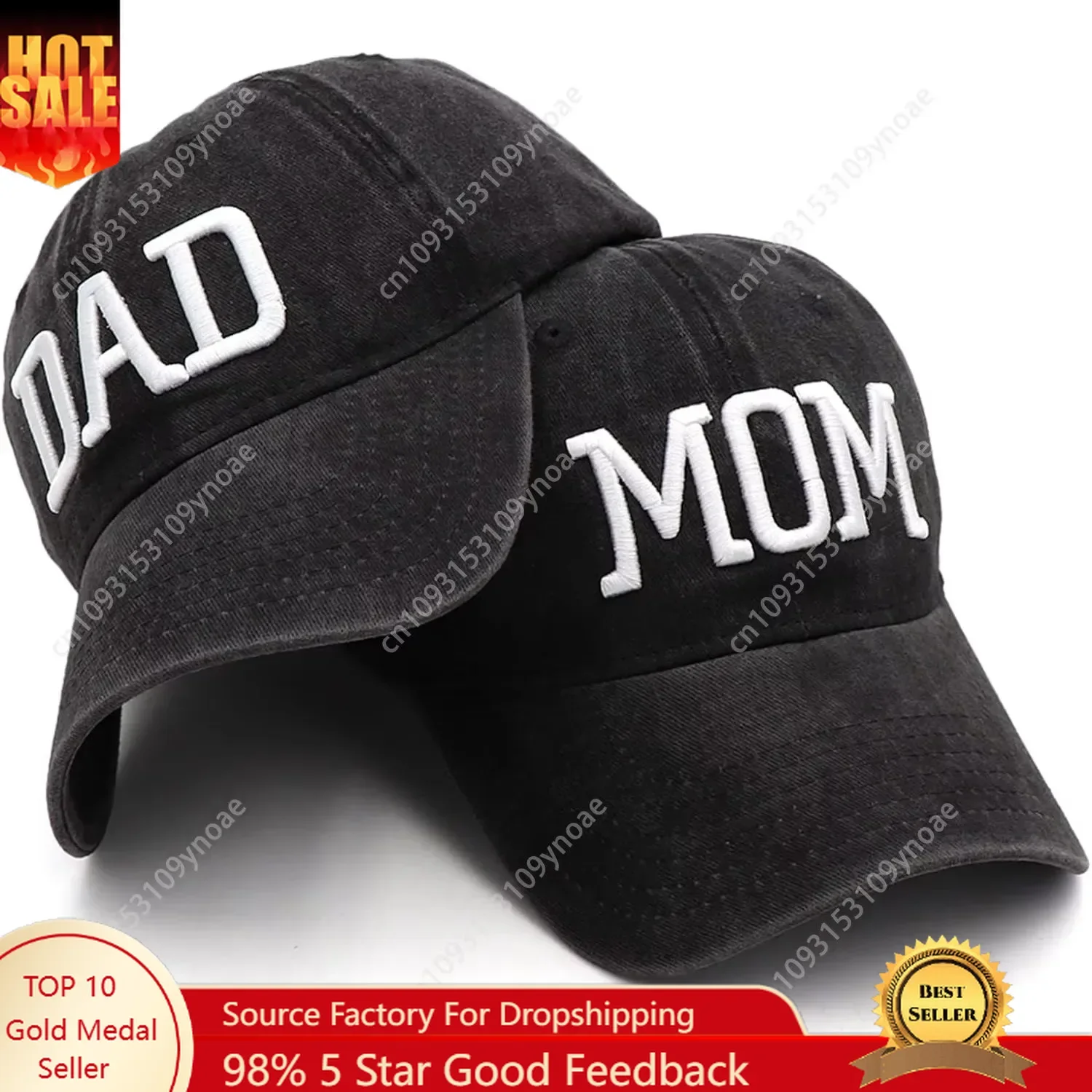 

Mom Dad Hats Fathers Day Gifts Hat Embroidered Adjustable Baseball Caps Gift ManWomen Trucker Hat Outdoor Activies Hats