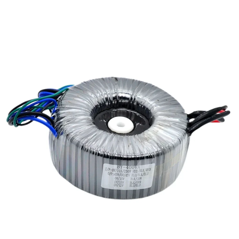 400W Ring Transformer Single Group 43V-0-43V Two Groups 0-15V Single Group 0-9V For Home Audio Amplifier