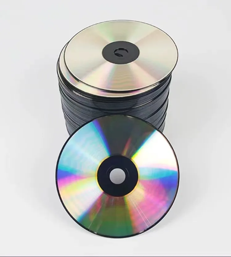 Wholesale 5 Discs Grade A+ 52x 700 MB Blank Silver Back Black CD-R