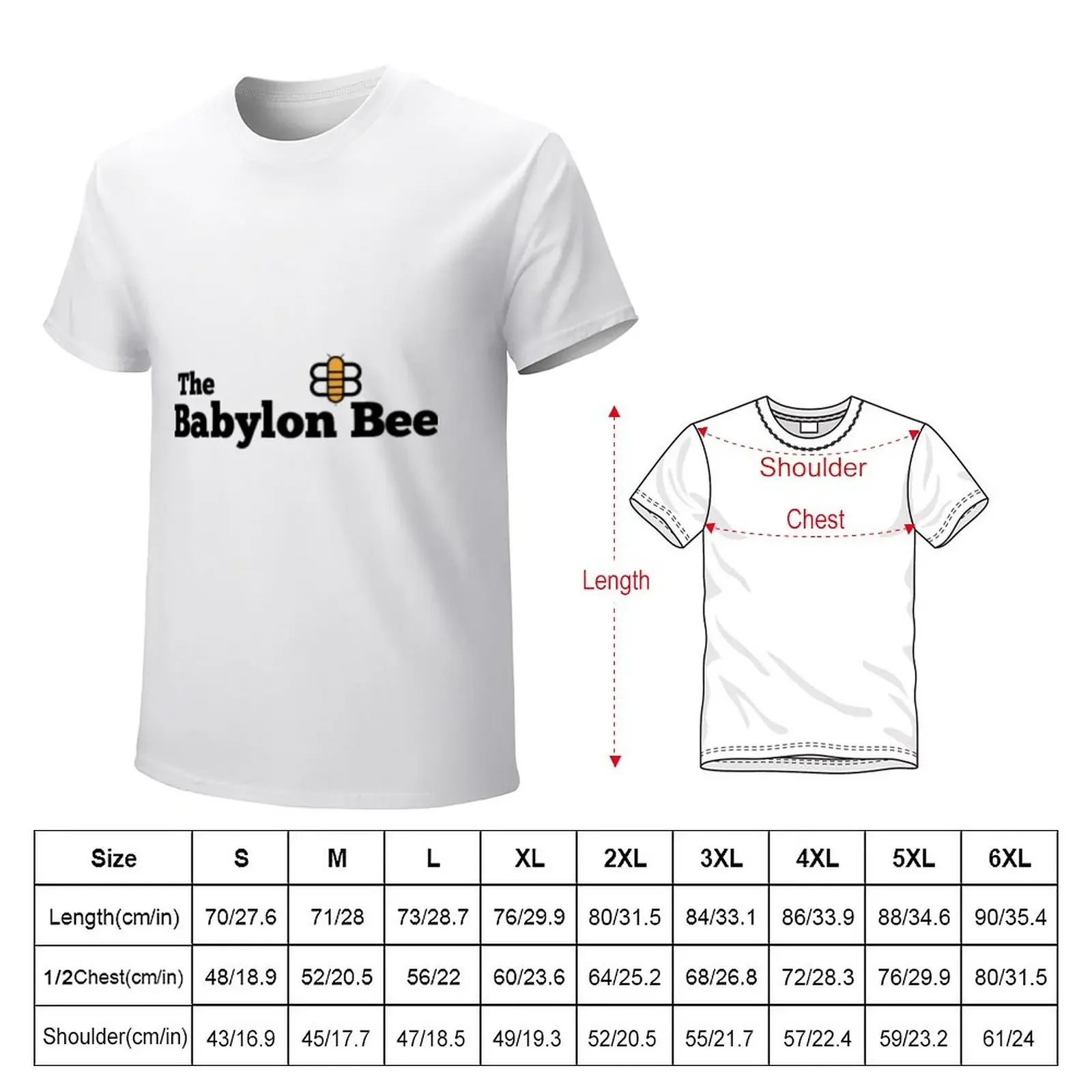 Babylon Bee T-Shirt cute clothes blacks T-shirts for men cotton