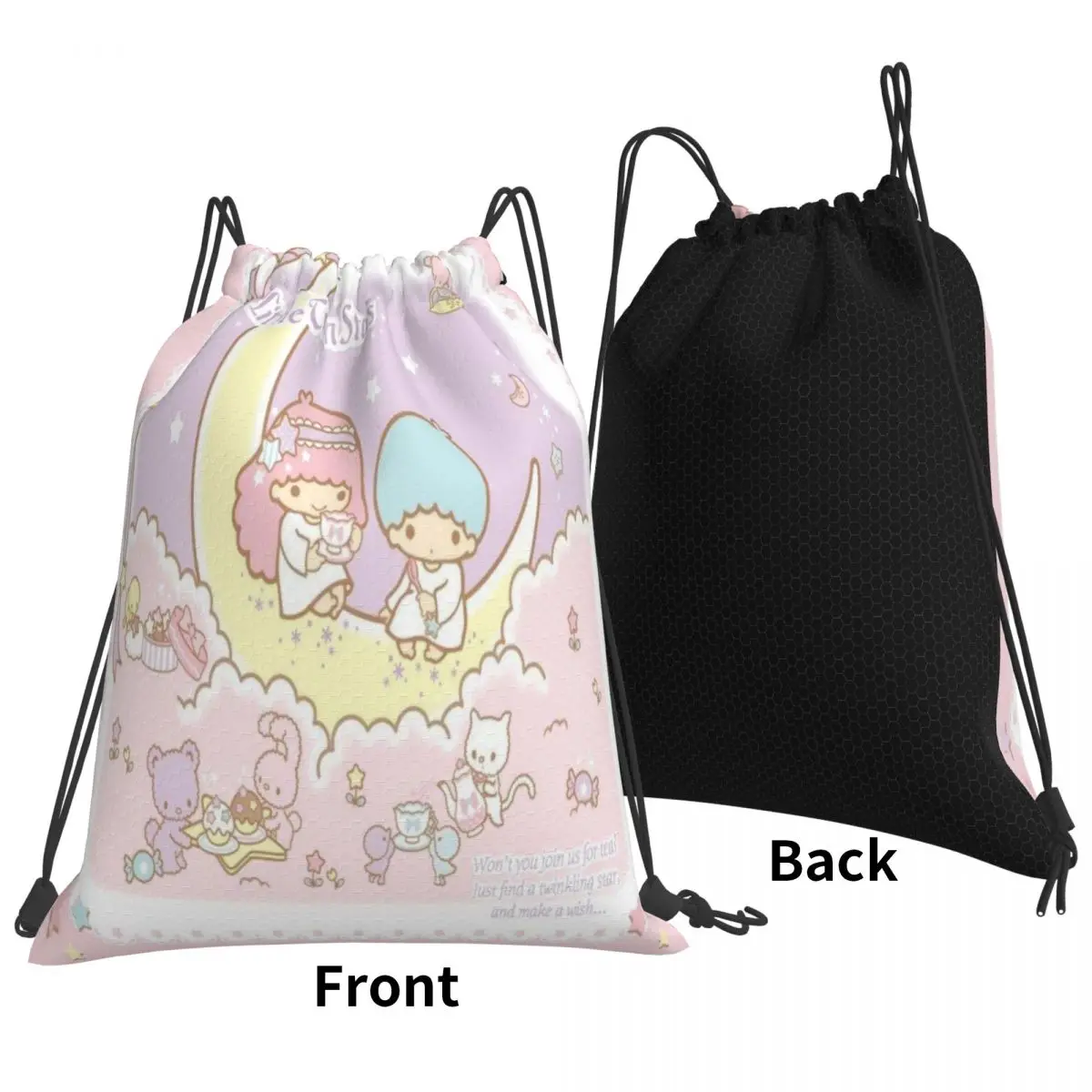 Drawstring bag Storage Portable Handbags Littlet Win Stars Grocery Shopping Shoulder bags foldable Travel Bag