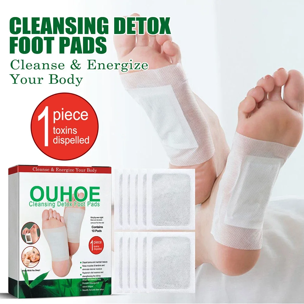 10/20/30 pcs Detox Foot Patches Pads Body Toxins Feet Slimming Cleansing HerbalAdhesive Health Care Products Body Care Tool