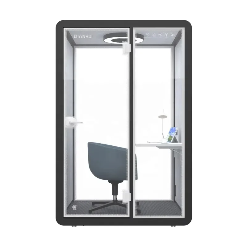 2026 Movable Silence Booth Privacy Office Pod Hollow Design Small Office Pod Soundproof Pod Office Pods Soundproof Cabin