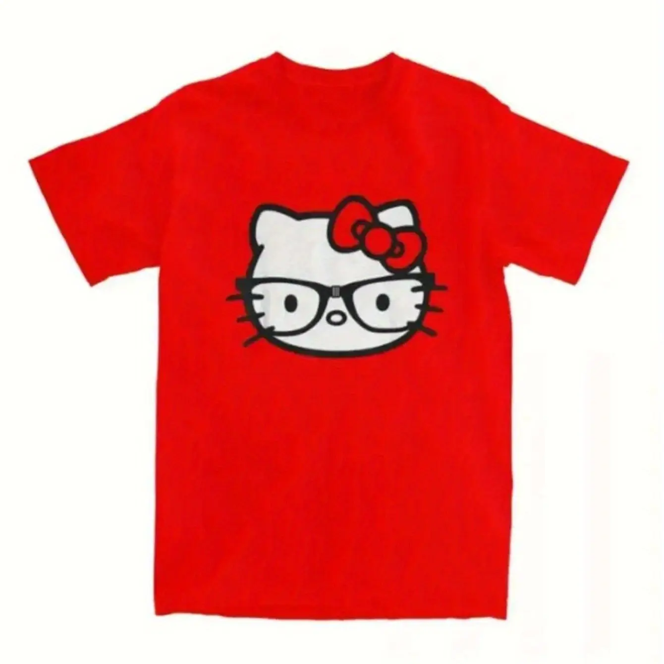 

Cat, Graphic Printing Summer, Autumn and Winter Pure Cotton Men's and Women's T-shirts, Short Sleeves, Luxury Outdoor Sports