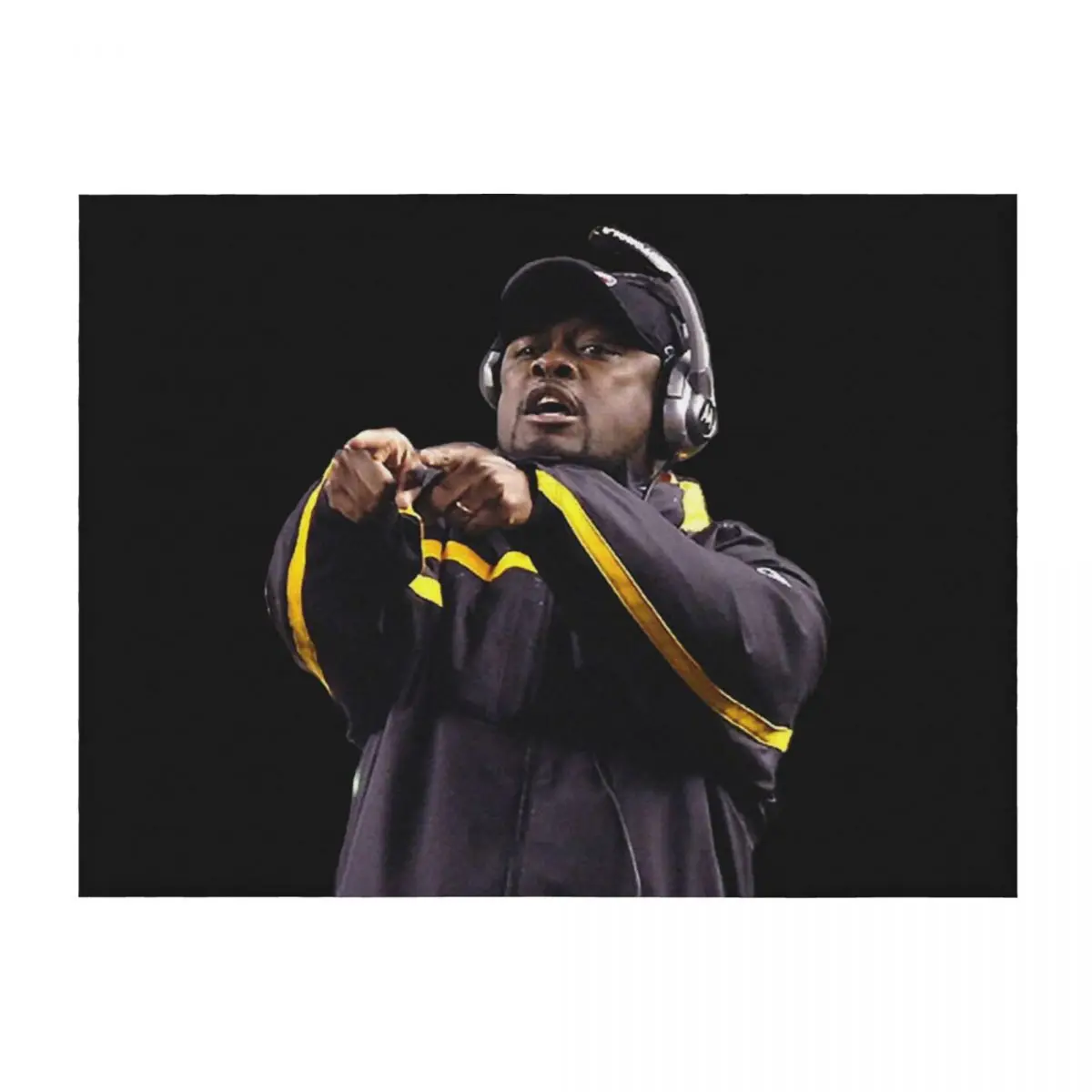 

Mike Tomlin Classic Throw Blanket warm winter Blankets Sofas Of Decoration Tourist Sleeping Bag Blankets