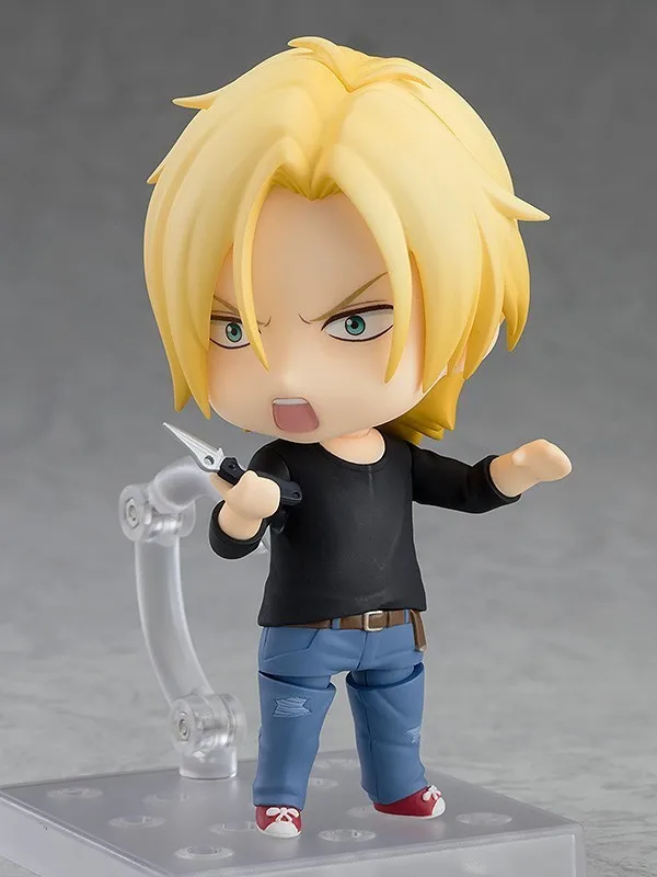 Original in Stock GSC Nendoron #1077 BANANA FISH Ash Lynx / Aslan Jade Callenreese Figures Model Toy Gift Collection Ornament