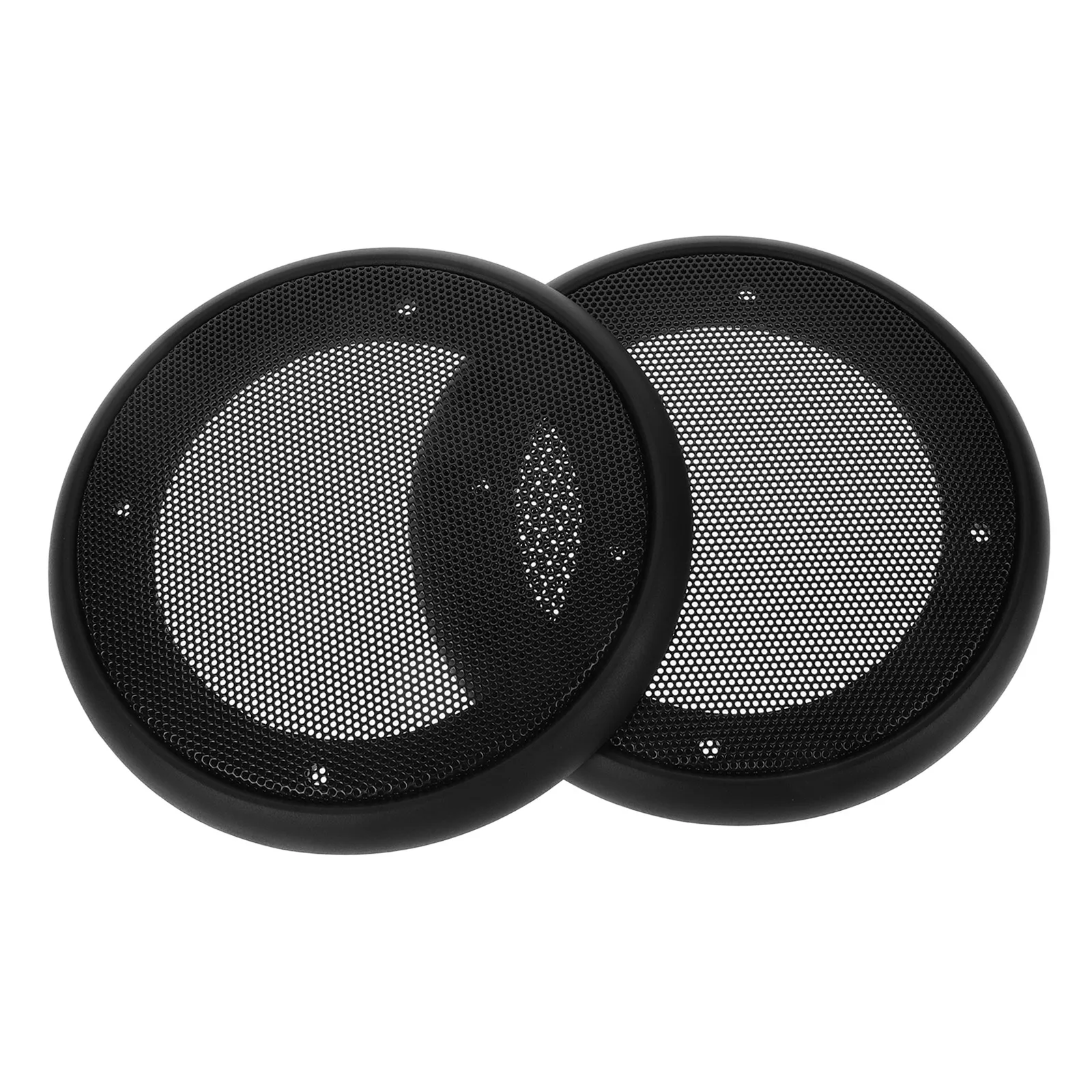 

2pcs Car Speaker Grill Audio Subwoofer Protective Circle Cover Bass Mesh Decorative Speaker Cover for Car Low Profile