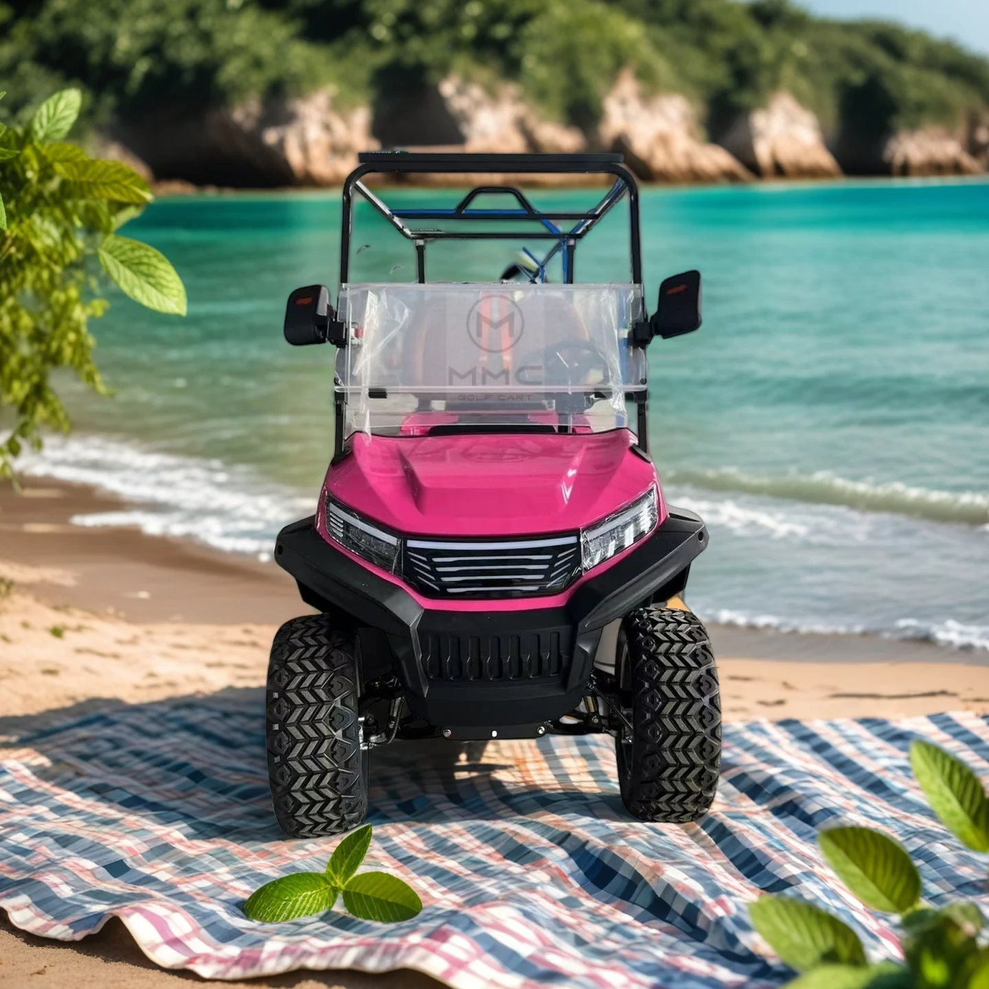 

2-Seater 4 Seater 6 Seater Electric Four Wheeled Mountain Golf Cart Is Suitable for Complex Mountain Roads